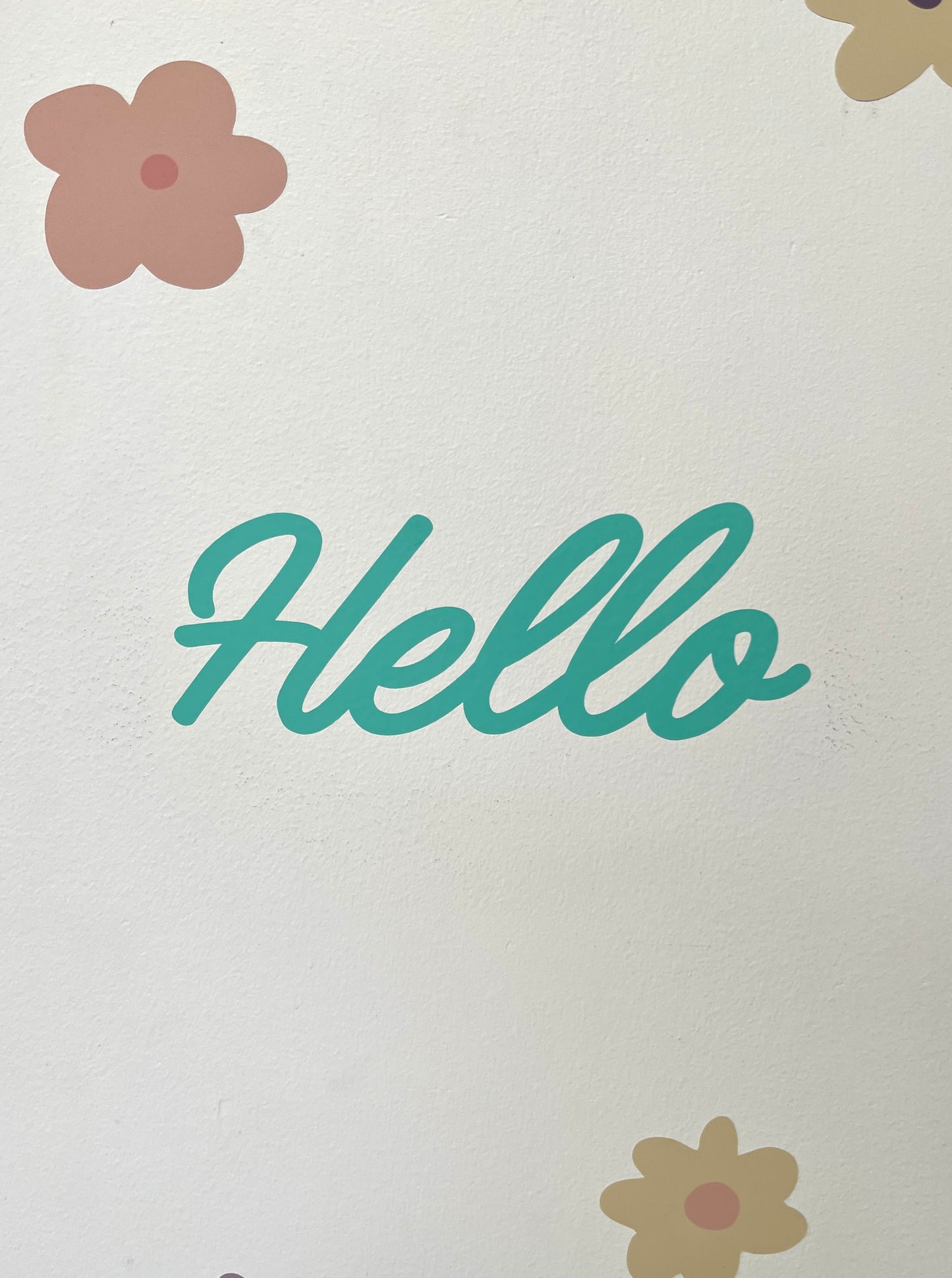 HELLO - Single wall sticker