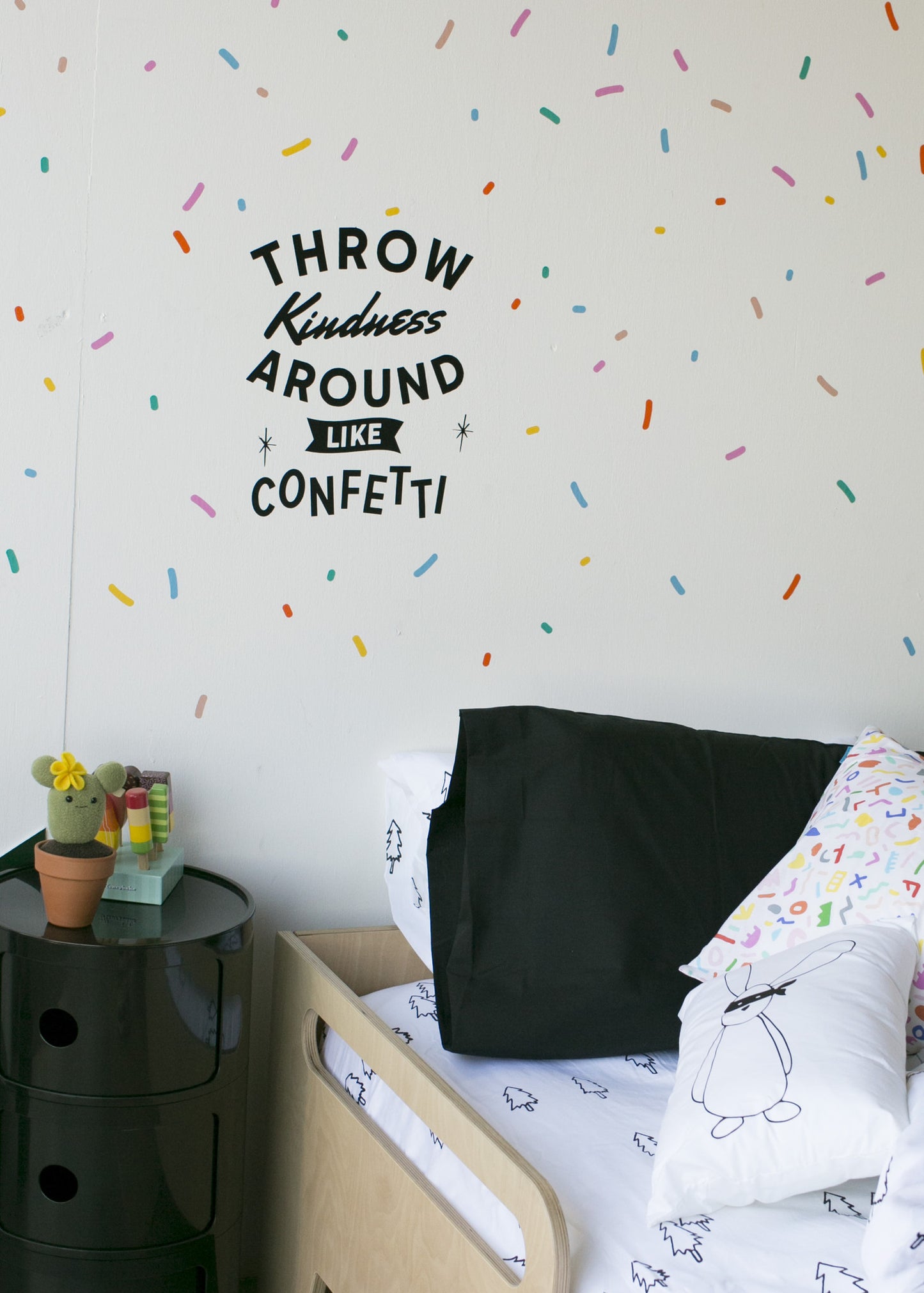 Throw Kindness Quote Wall Decal