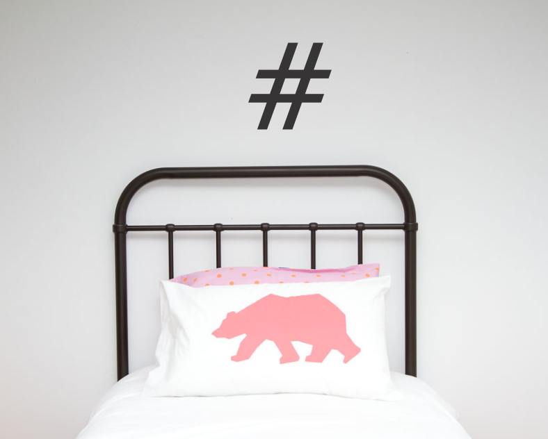 Large Single Letter Wall Stickers