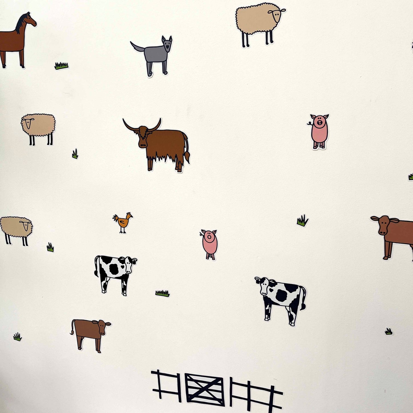 On the Farm Wall decals