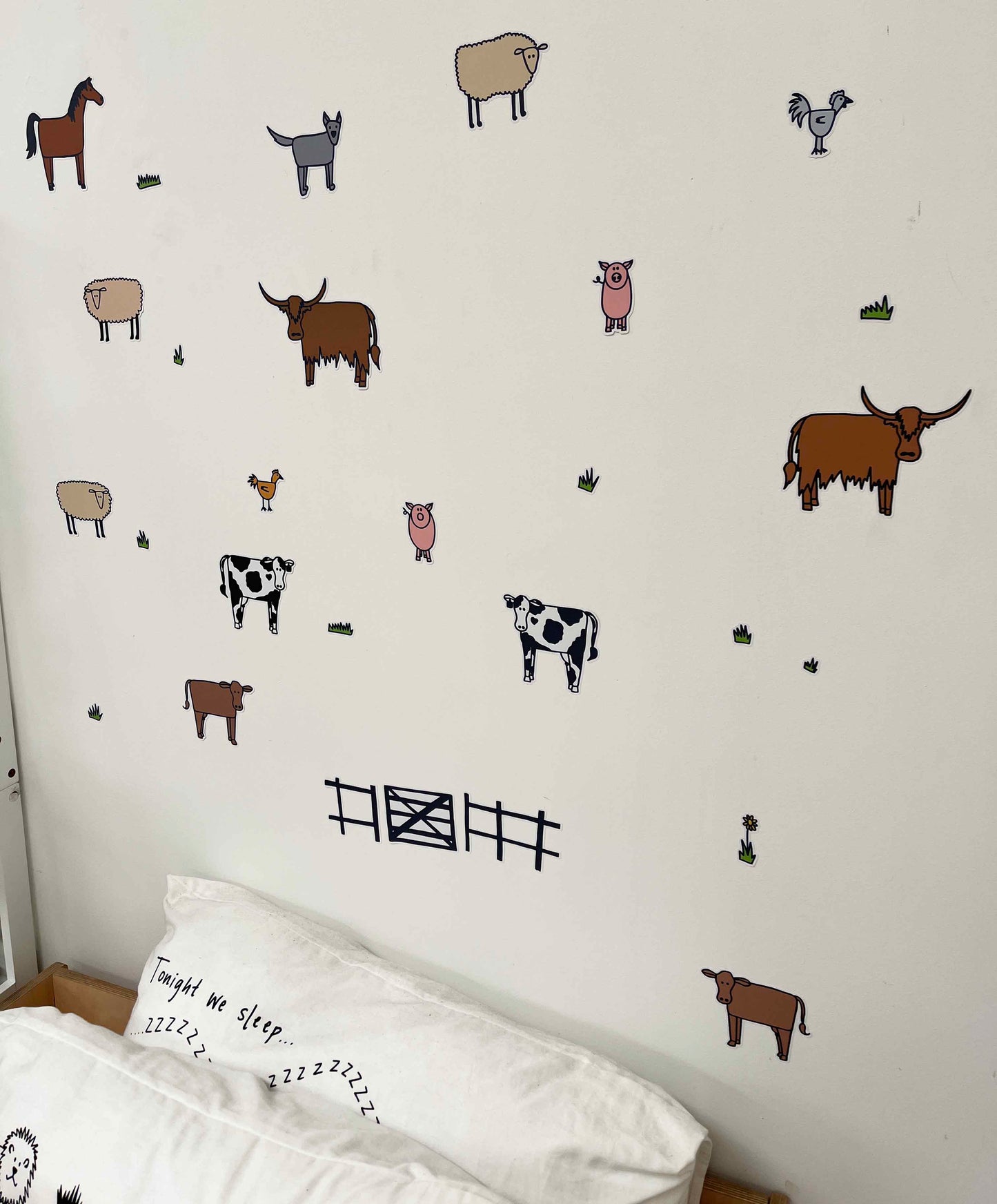 On the Farm Wall decals