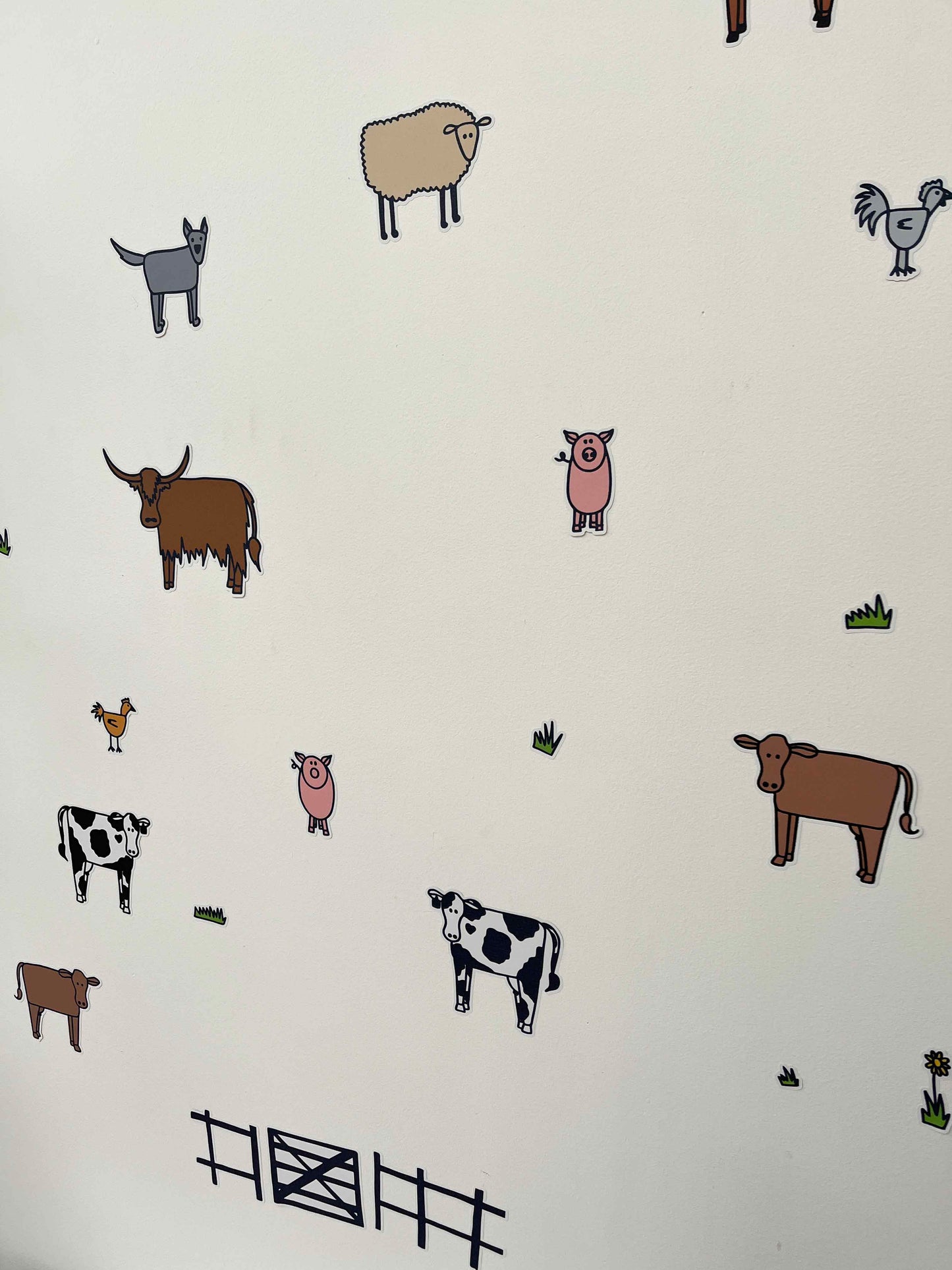 On the Farm Wall decals