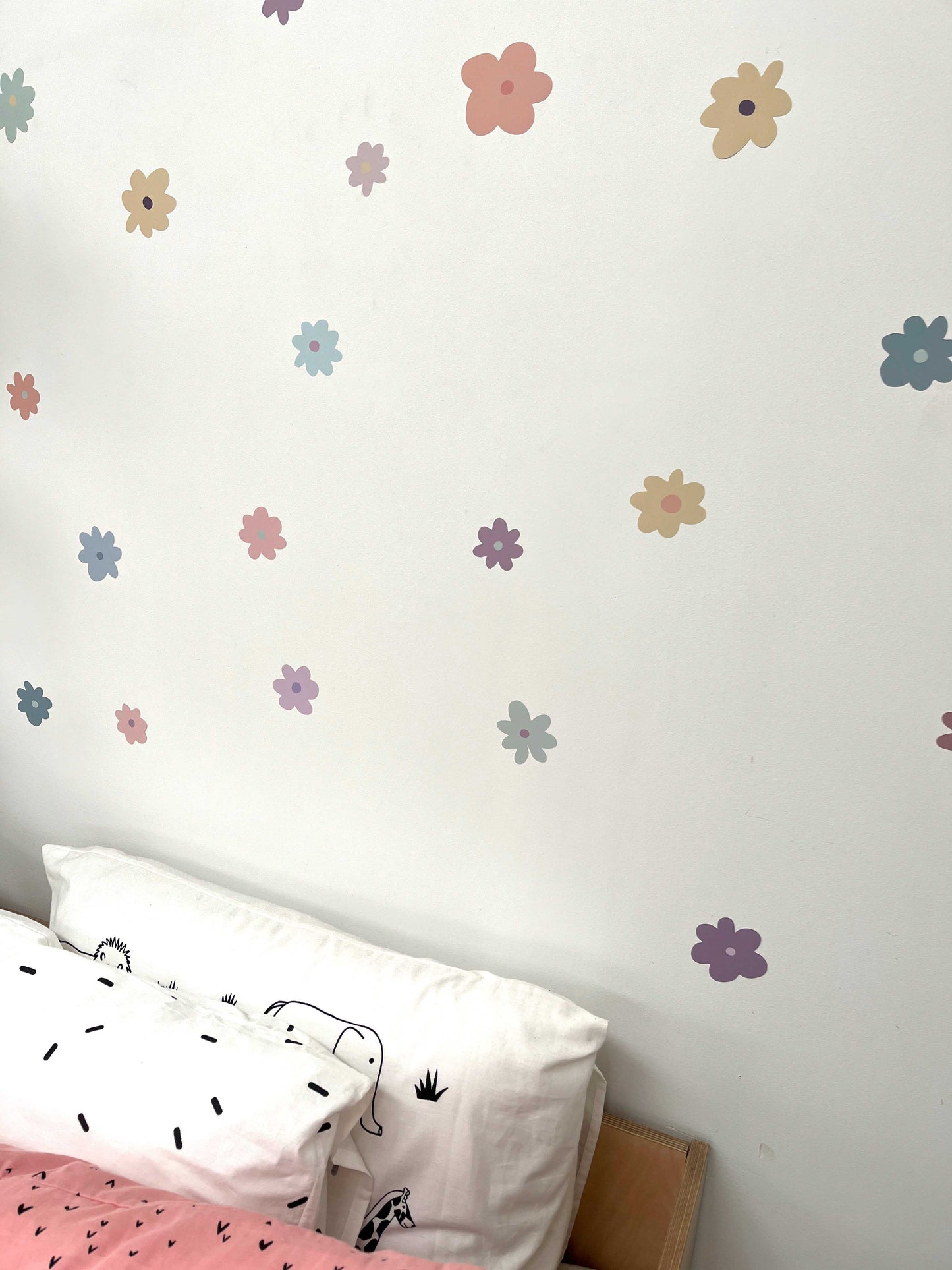 Handpainted Flowers - Pastel Wall stickers