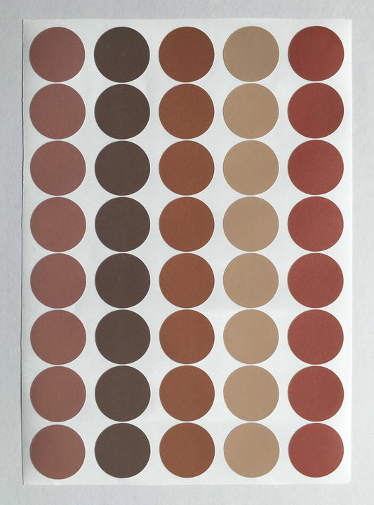 Desert Sunset - Small Polka Dots