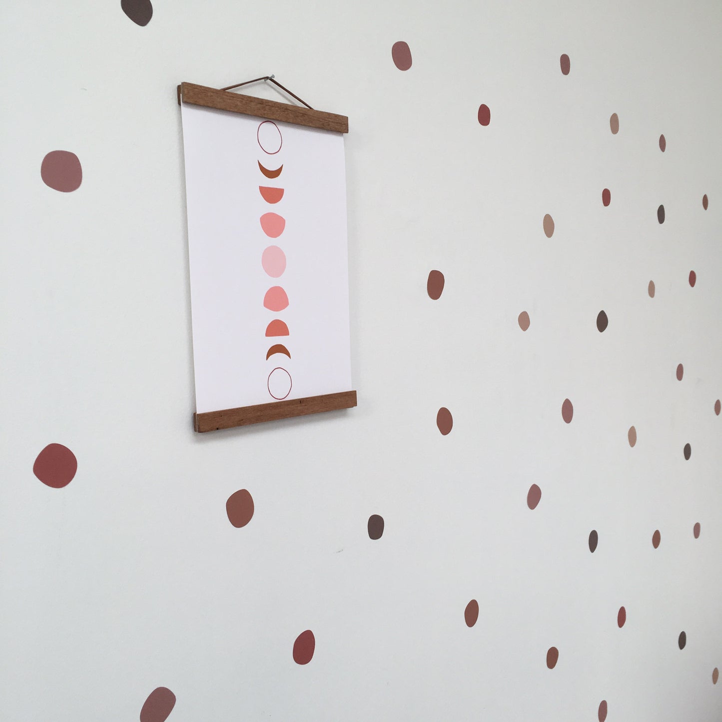 Desert Sunset - Hand Painted Polka Dots