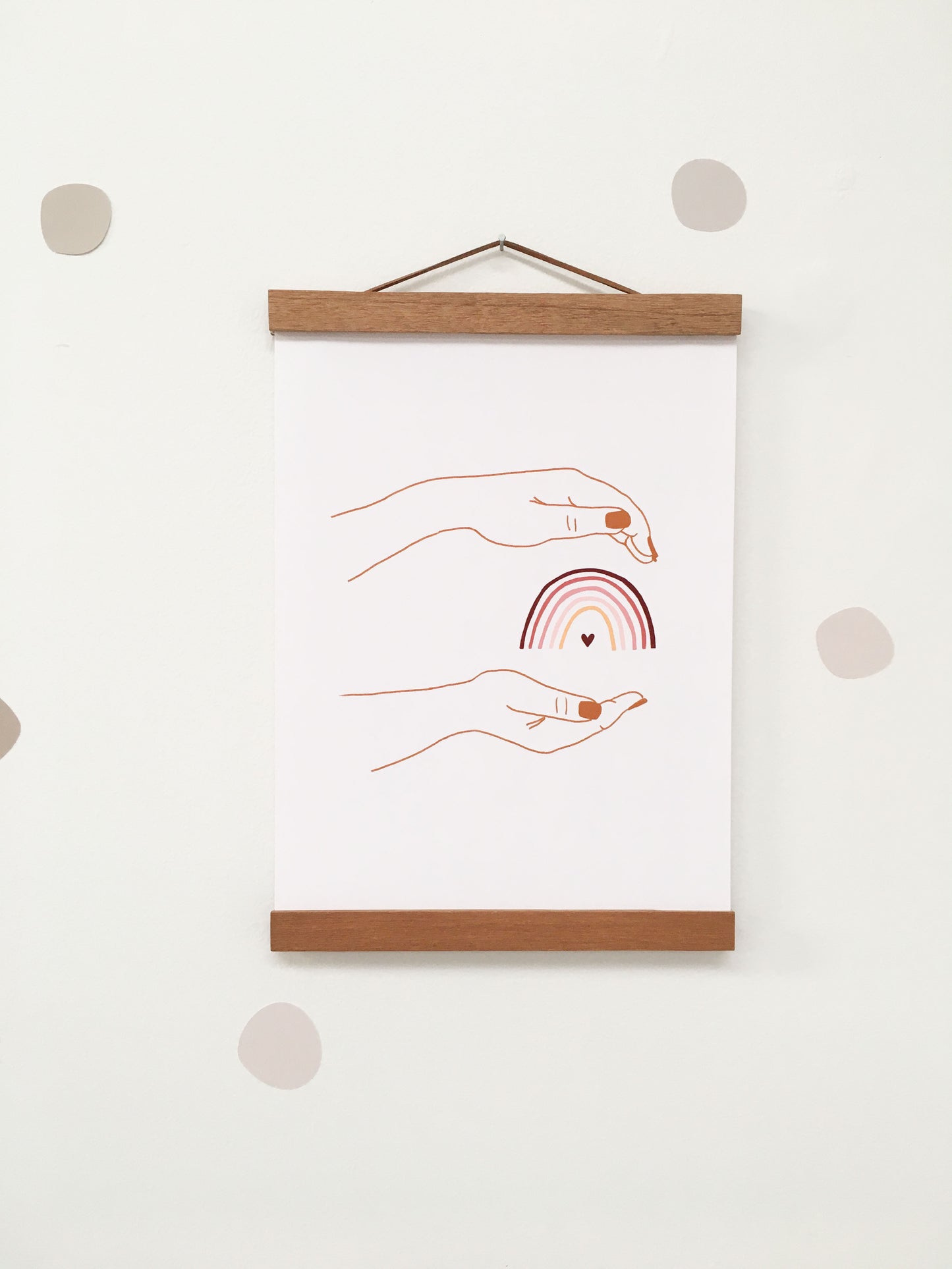 Grow a rainbow - Art Print