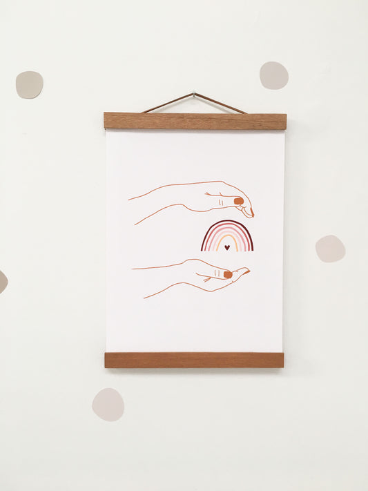 Grow a rainbow - Art Print