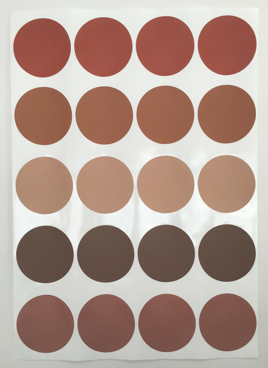 Desert Sunset - Large Polka Dots