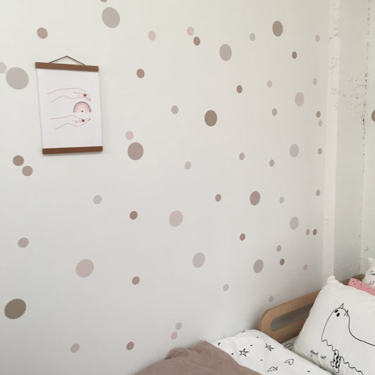 Nearly Neutrals - Large Polka Dots