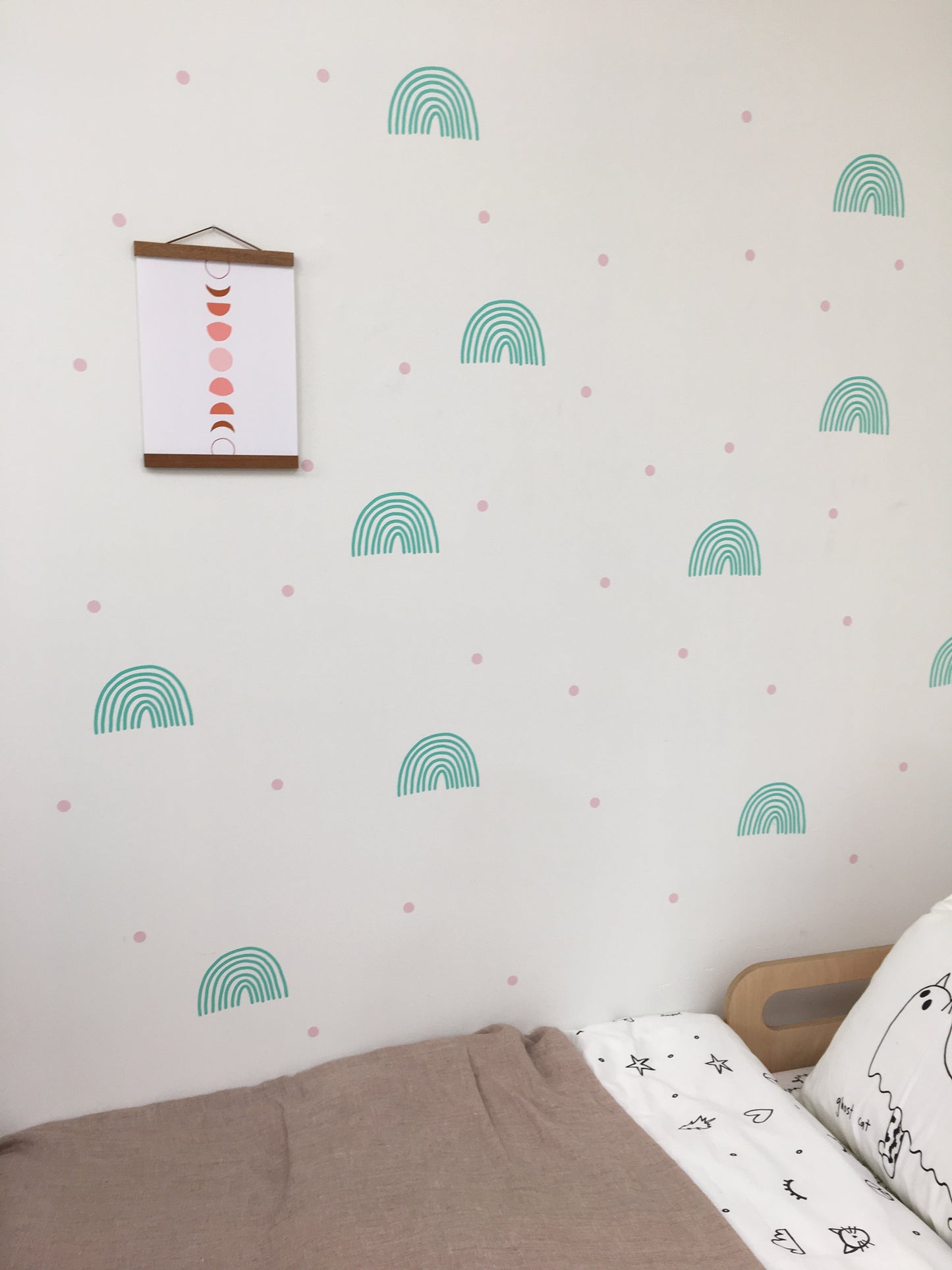 Rainbow Wall Stickers - Single colour