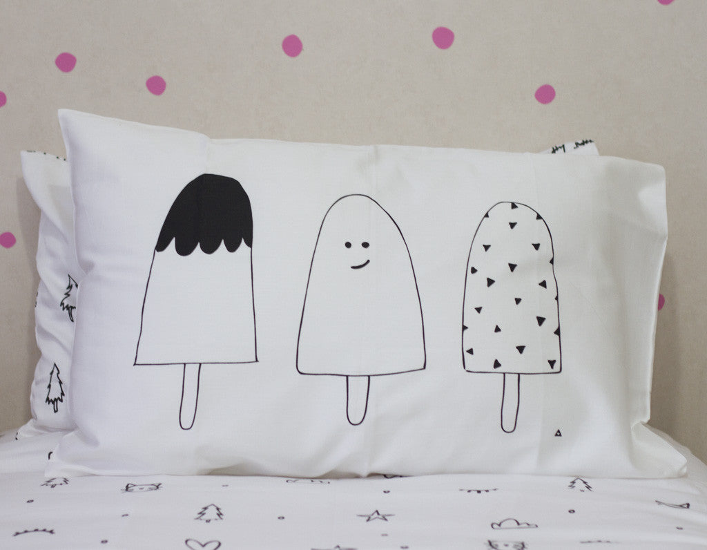 Ice Blocks Organic Pillow Case