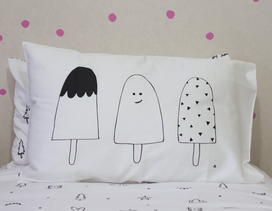 Ice Blocks Organic Pillow Case