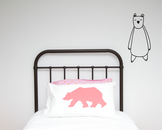 Single Bear Illustration Wall decal