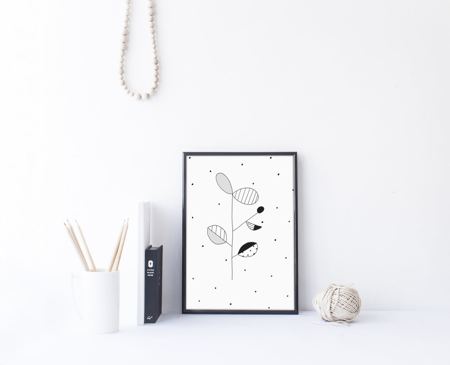 Foral Single Art Print