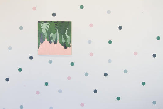 Polka Dots - Small - Forest Sunrise