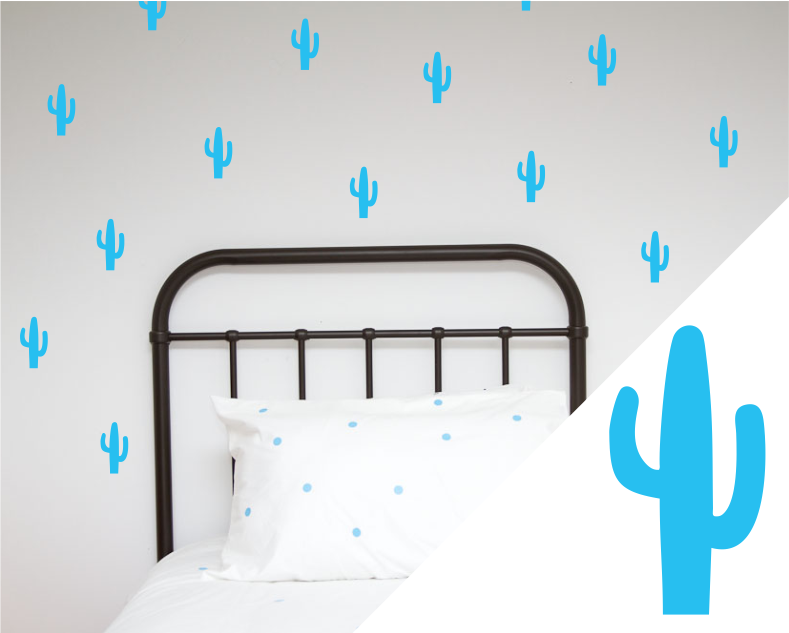 Cacti Wall Stickers - Wall decals - 100 Percent Heart