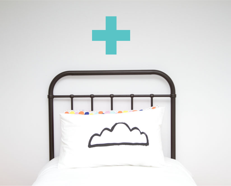 Cross Single Wall Sticker - Wall decals - 100 Percent Heart
