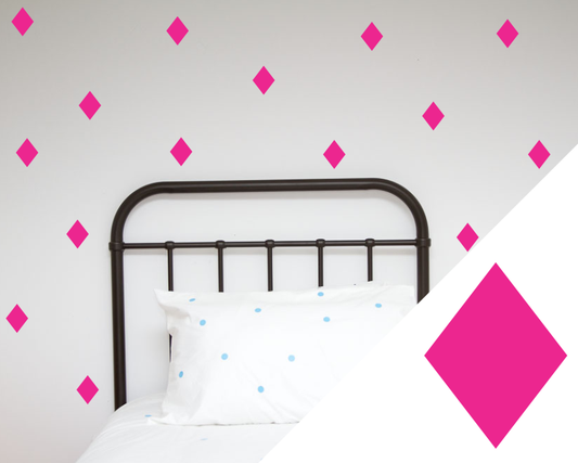 Diamond Wall Art Stickers - Wall decals - 100 Percent Heart