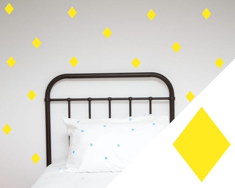 Diamond Wall Art Stickers - Wall decals - 100 Percent Heart
