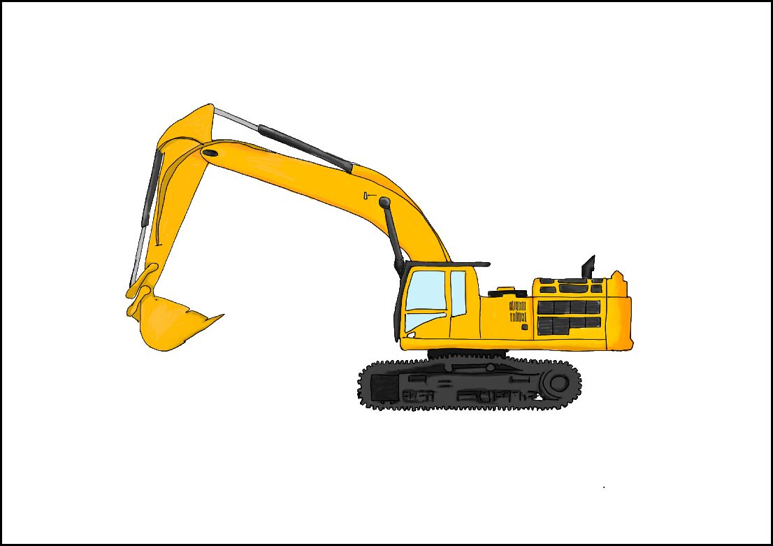 Digger Art Print