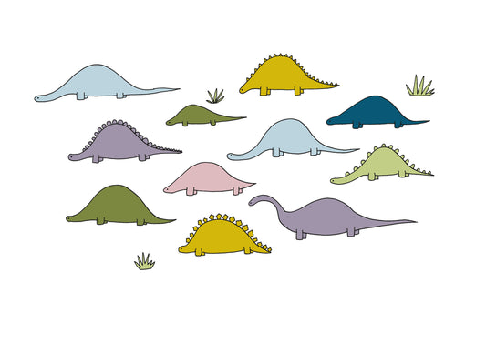 Dinosaurs Art Print