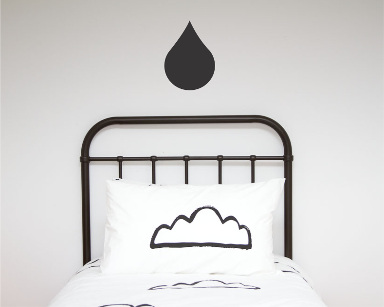 Drip Single Wall Sticker - Wall decals - 100 Percent Heart