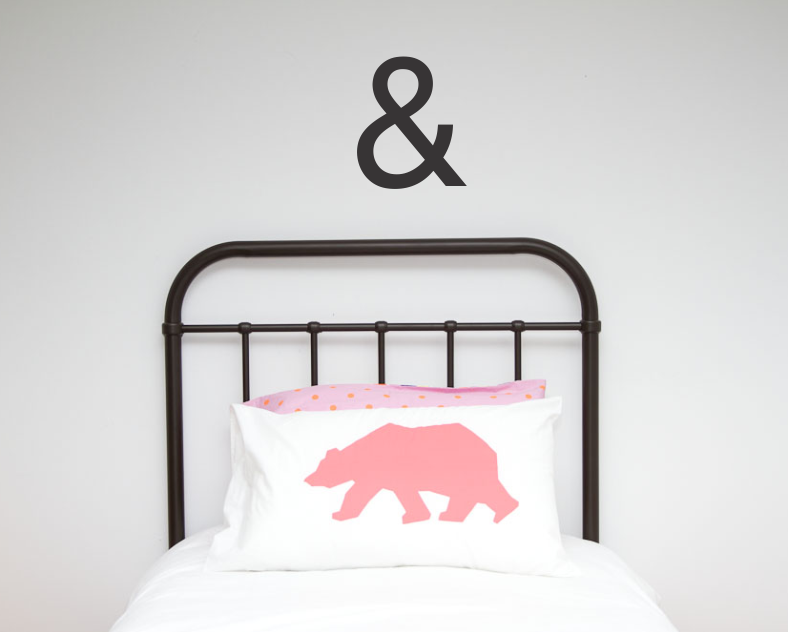 Large Single Letter Wall Stickers