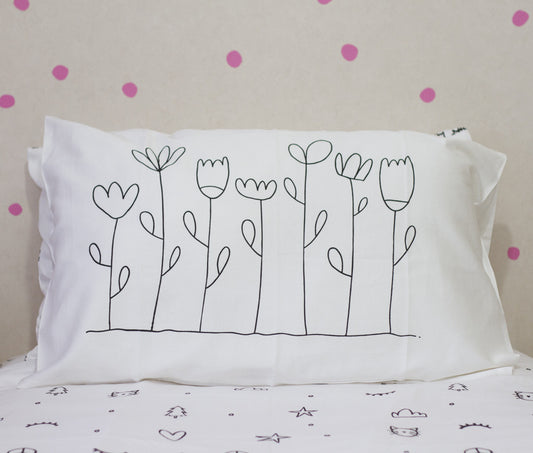 Floral Organic Pillowcase