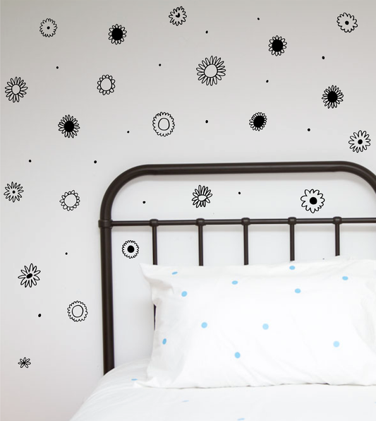 Flower Power Wall Stickers