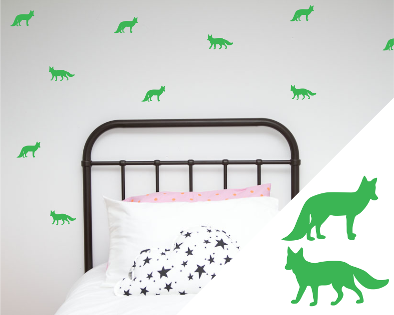 Foxes Wall Stickers