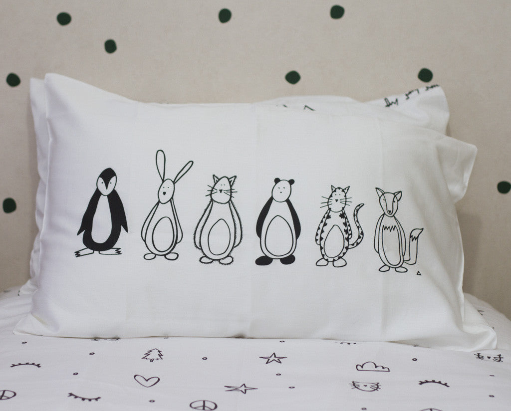 Friendly Fellows Organic Pillow Case