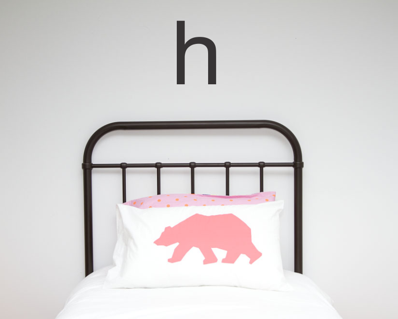 Large Single Letter Wall Stickers