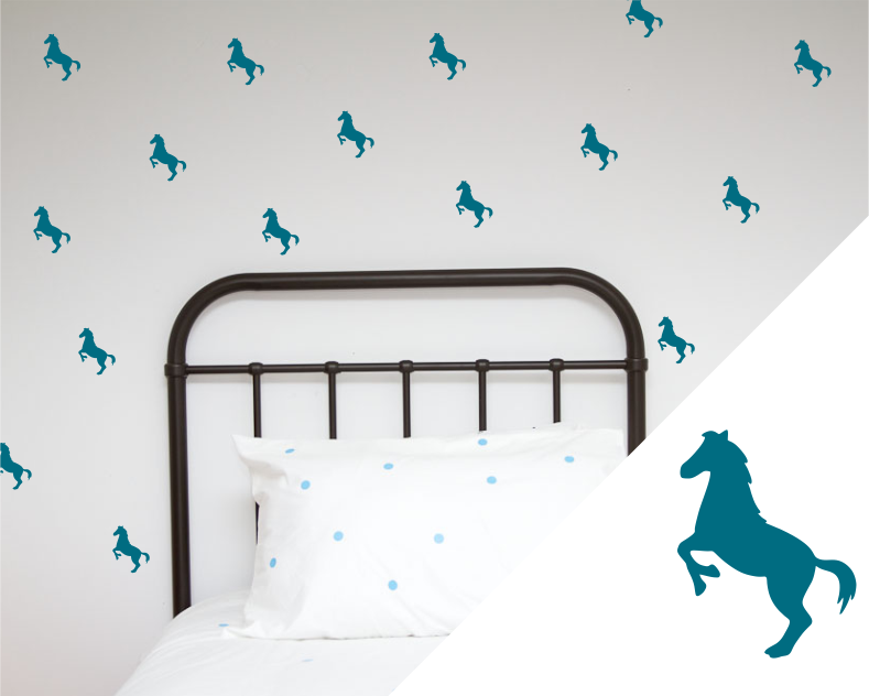 Horses Wall Stickers - Wall decals - 100 Percent Heart