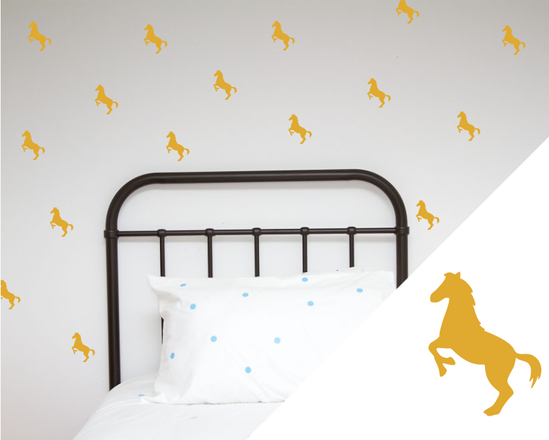 Horses Wall Stickers - Wall decals - 100 Percent Heart