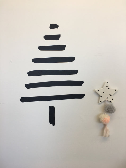 Mini Brushed Christmas Tree - A3
