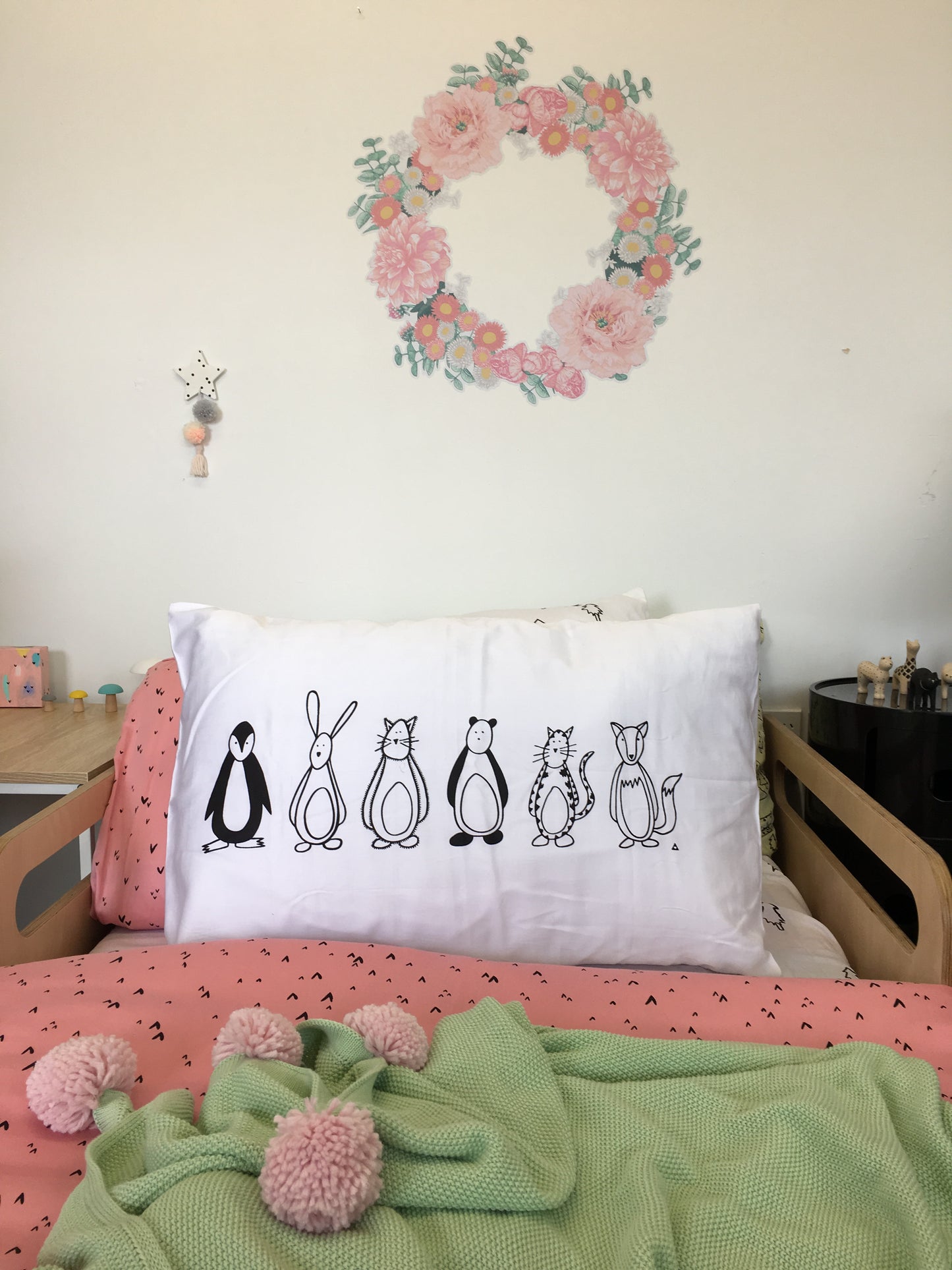 Apricot Floral Wreath