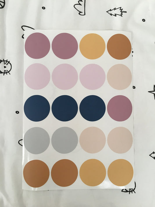 Butterscotch Sunset - Large Polka Dots