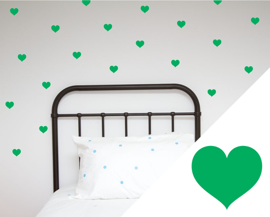 Hearts Wall Stickers - Large