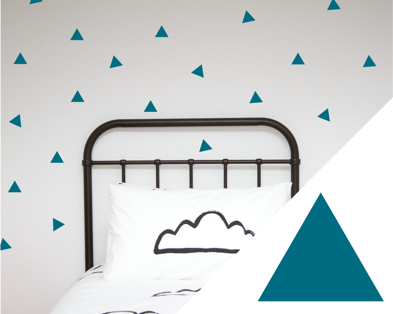 Large Triangles Wall Stickers