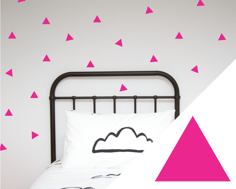 Large Triangles Wall Stickers