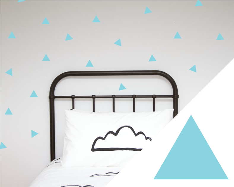 Large Triangles Wall Stickers