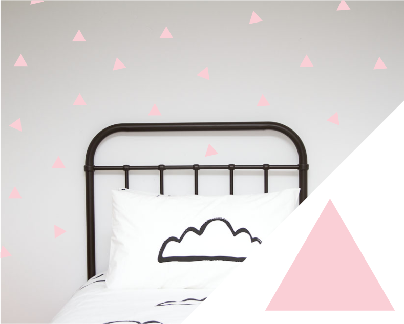 Large Triangles Wall Stickers