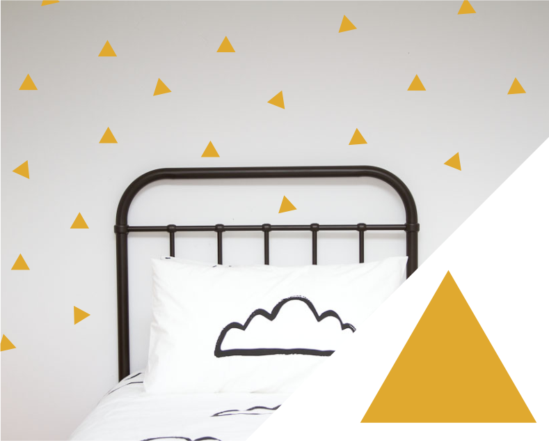 Large Triangles Wall Stickers