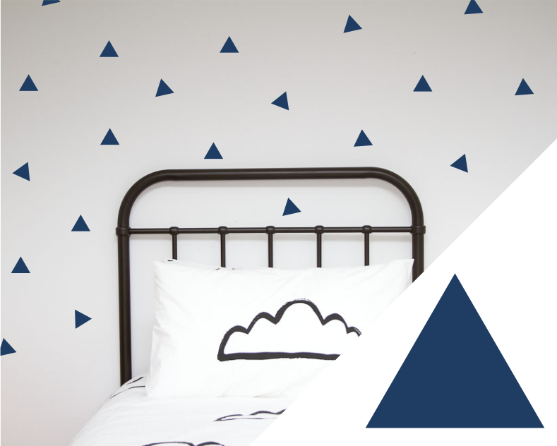 Large Triangles Wall Stickers