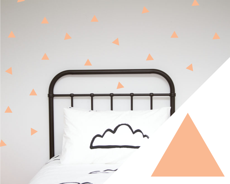 Large Triangles Wall Stickers