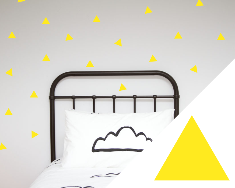 Large Triangles Wall Stickers