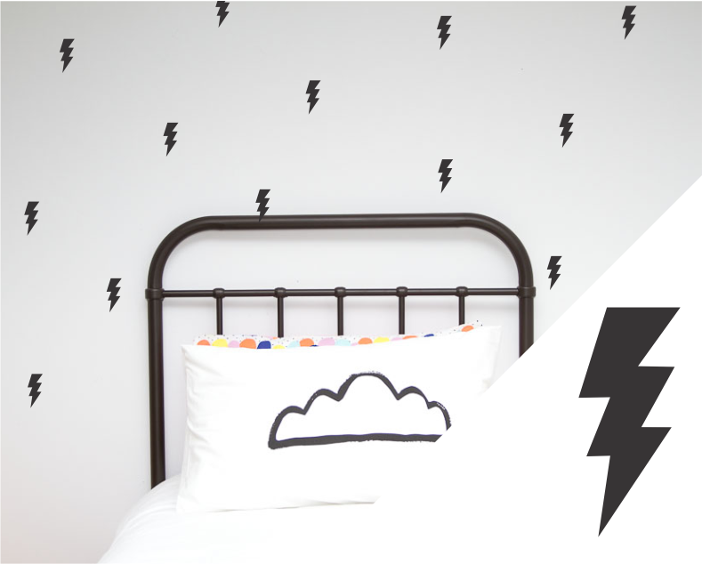 Lightning Bolts Wall Stickers