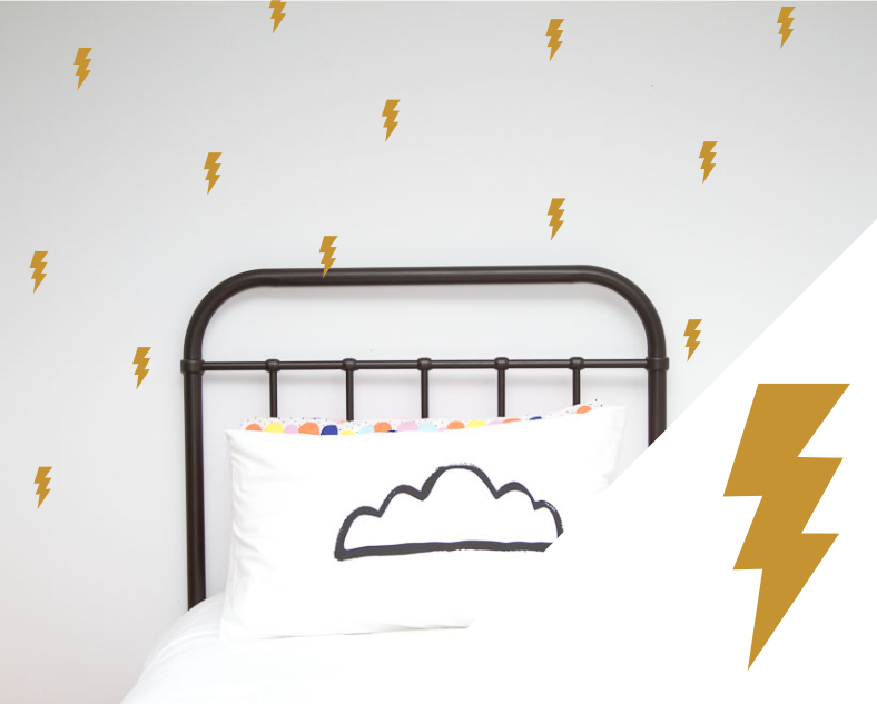 Lightning Bolts Wall Stickers
