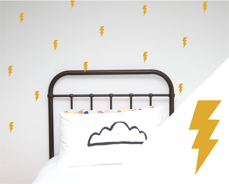 Lightning Bolts Wall Stickers