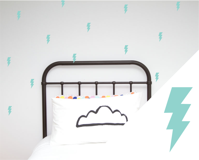 Lightning Bolts Wall Stickers